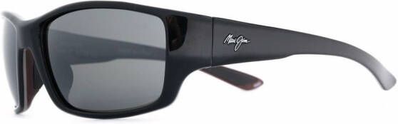 Maui Jim Localkine zonnebril met rechthoekig montuur Zwart