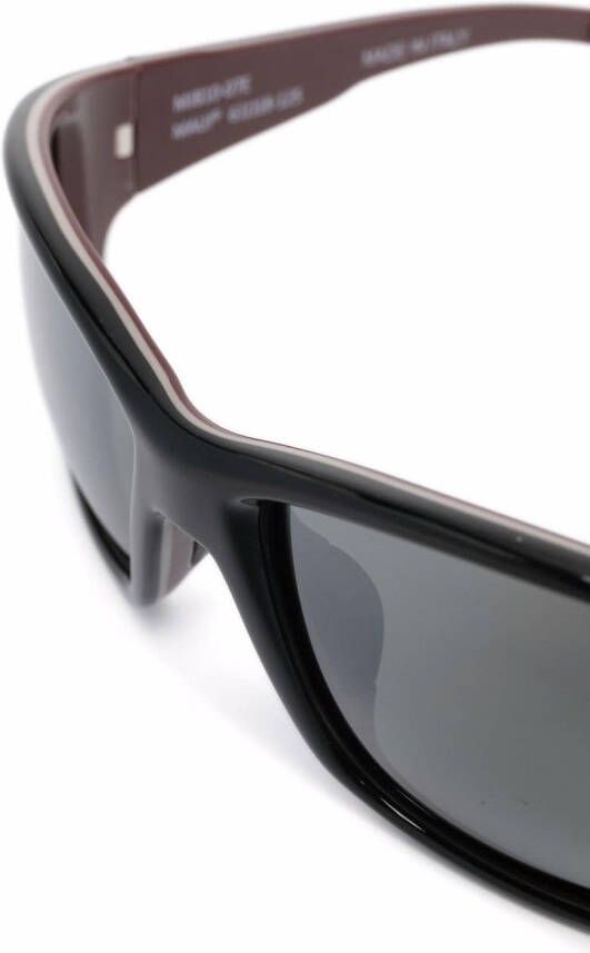Maui Jim Localkine zonnebril met rechthoekig montuur Zwart
