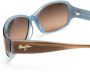 Maui Jim Nalani zonnebril met rechthoekig montuur Bruin - Thumbnail 3