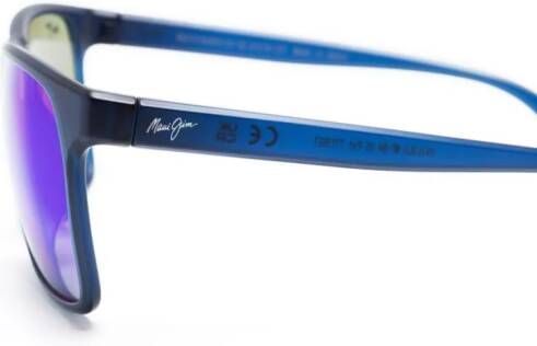 Maui Jim Pailolo zonnebril met vierkant montuur Blauw