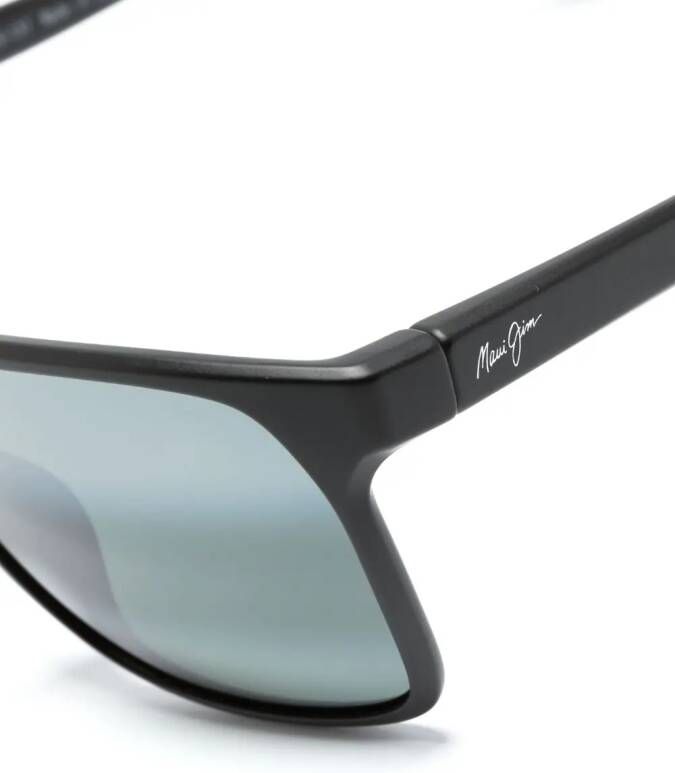 Maui Jim Pailolo zonnebril met vierkant montuur Zwart