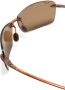 Maui Jim Zonnebril met rechthoekig montuur Bruin - Thumbnail 3
