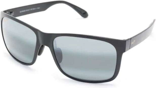 Maui Jim Zonnebril met vierkant montuur Zwart