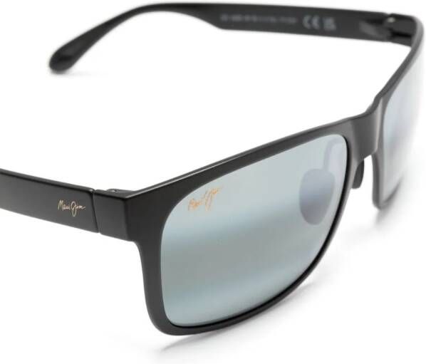 Maui Jim Zonnebril met vierkant montuur Zwart