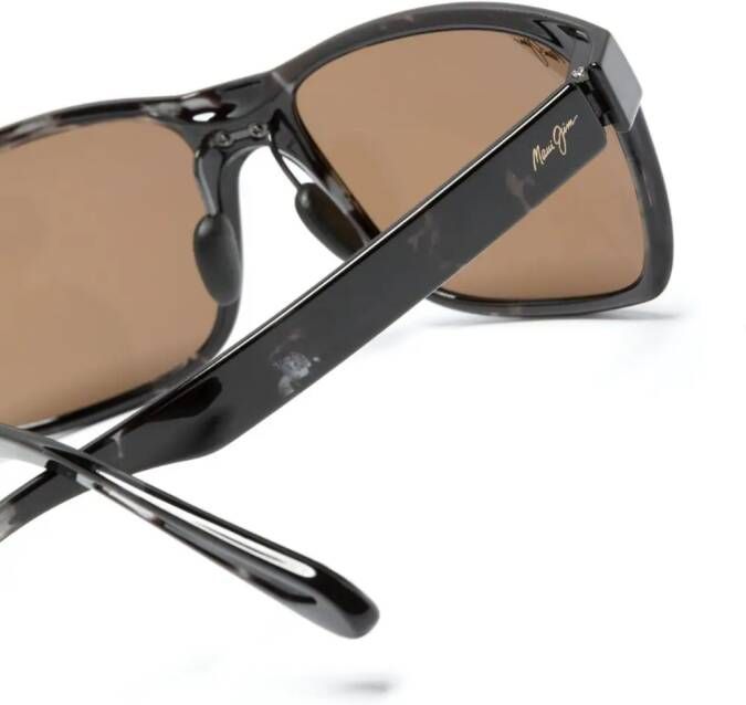 Maui Jim Zonnebril met vierkant montuur Zwart