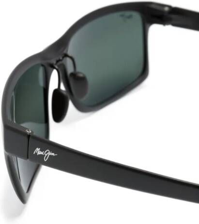 Maui Jim Zonnebril met vierkant montuur Zwart