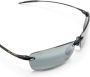 Maui Jim Zonnebril met rechthoekig montuur Zwart - Thumbnail 3