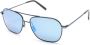 Maui Jim Zonnebril met piloten montuur Blauw - Thumbnail 2