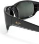 Maui Jim Zonnebril met rechthoekig montuur Zwart - Thumbnail 3