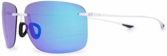 Maui Jim Zonnebril met vierkant montuur Blauw