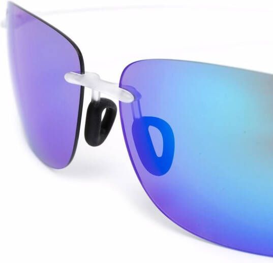 Maui Jim Zonnebril met vierkant montuur Blauw