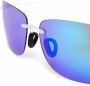 Maui Jim Zonnebril met vierkant montuur Blauw - Thumbnail 3
