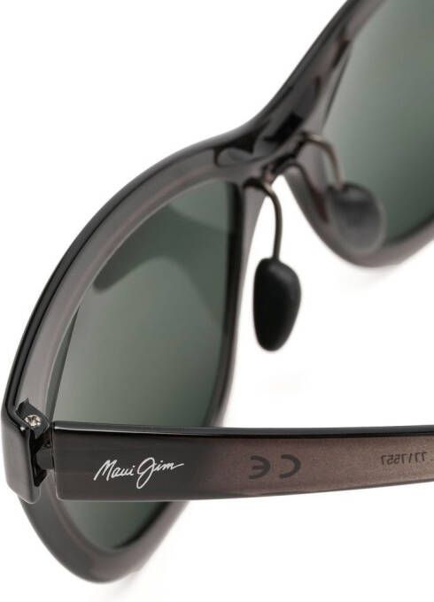 Maui Jim Zonnebril met vierkant montuur Grijs