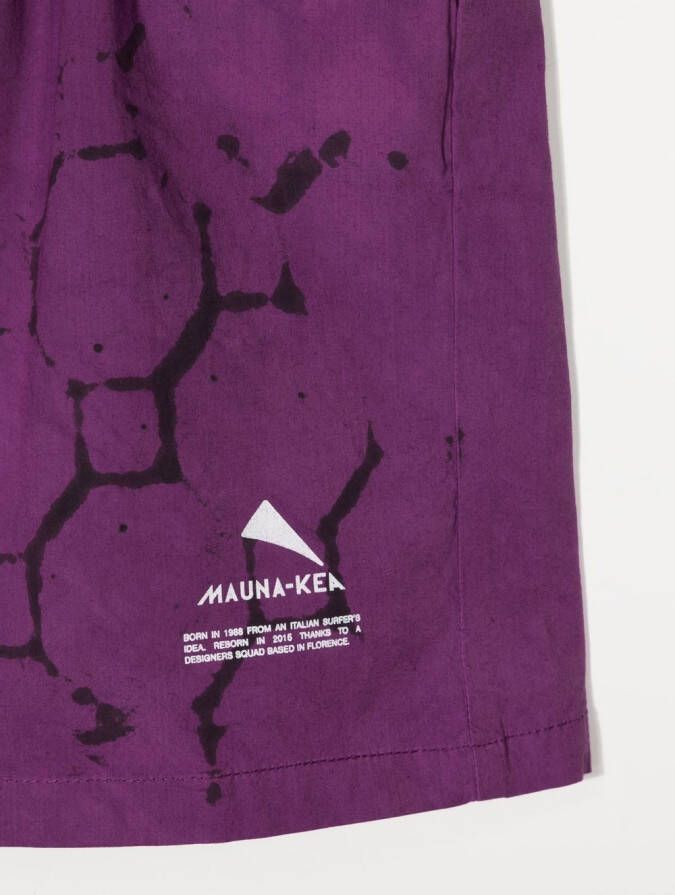 Mauna Kea Bermuda shorts met print Paars