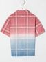 Mauna Kea Geruit shirt Roze - Thumbnail 2