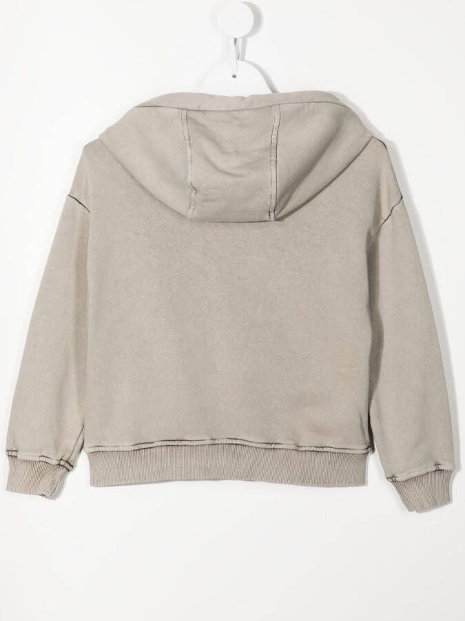 Mauna Kea Hoodie met logoprint Bruin