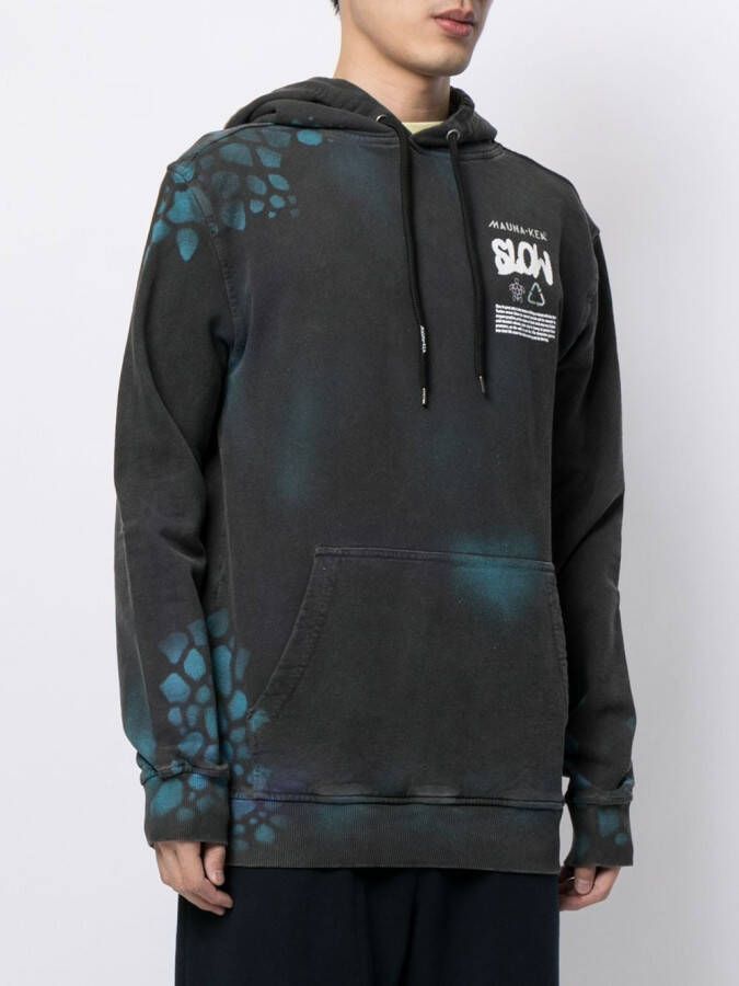 Mauna Kea Hoodie met print Zwart