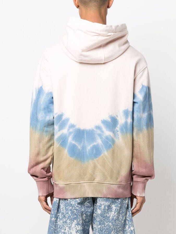 Mauna Kea Hoodie met tie-dye print Beige