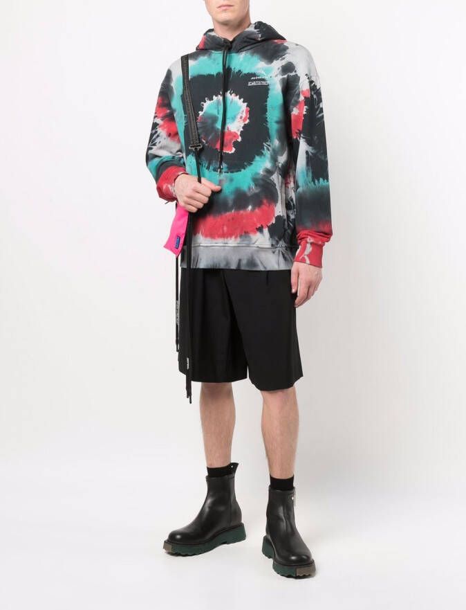 Mauna Kea Hoodie met tie-dye print Grijs