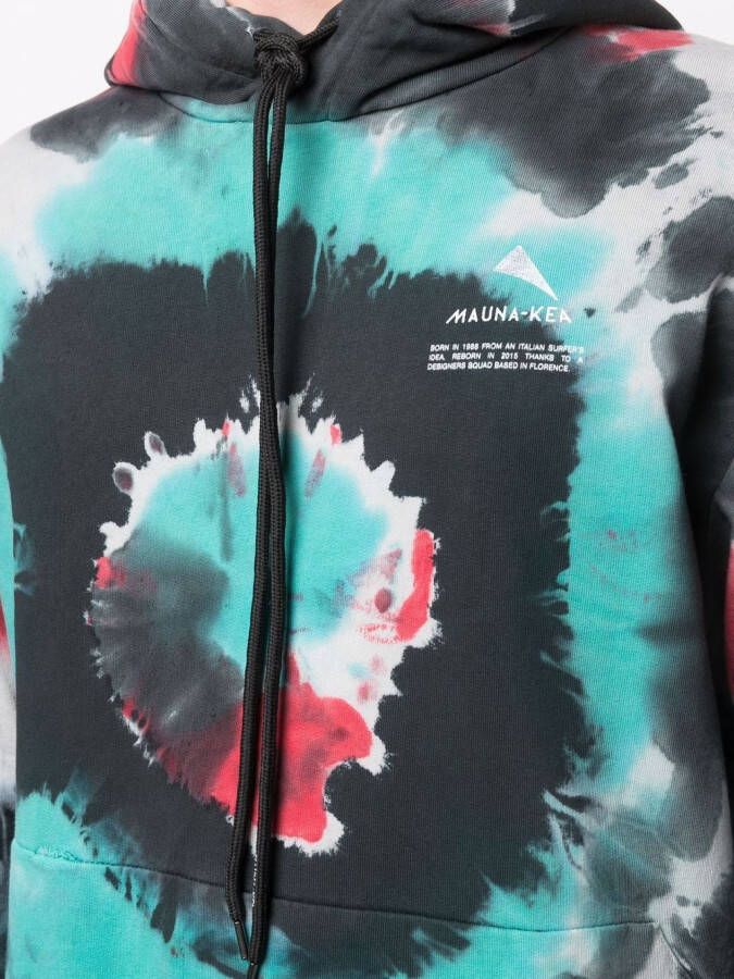 Mauna Kea Hoodie met tie-dye print Grijs