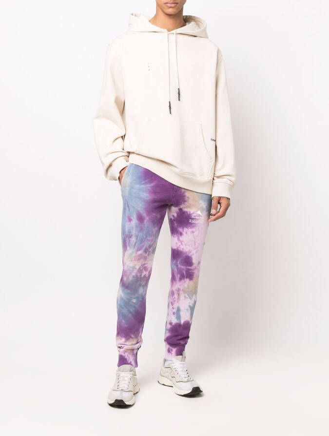 Mauna Kea Joggingbroek met tie-dye print Paars