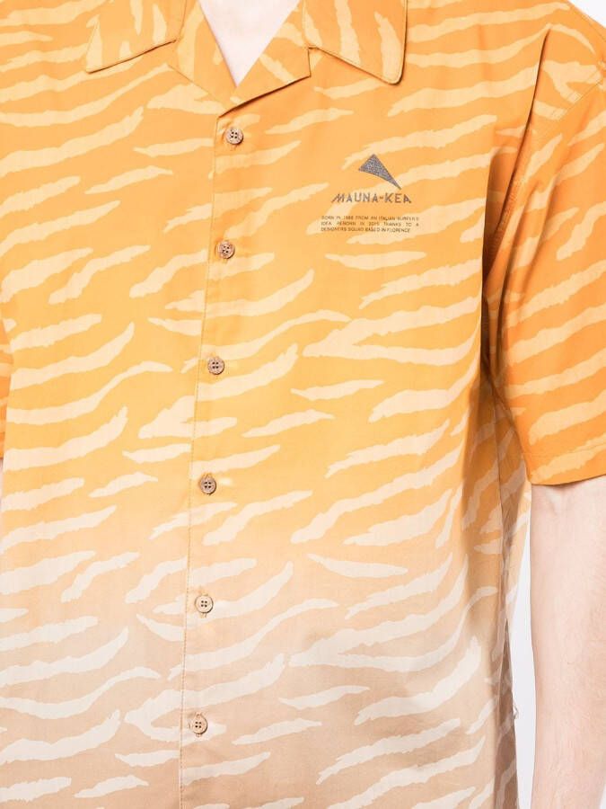 Mauna Kea Overhemd met logoprint Oranje