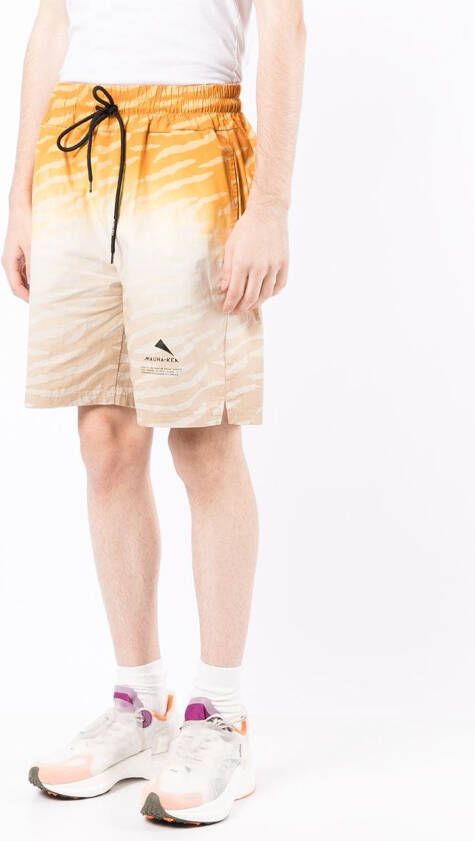 Mauna Kea Shorts met kleurverloop Bruin