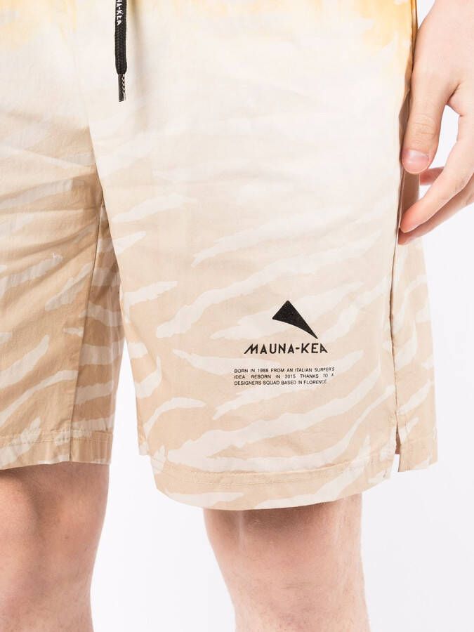Mauna Kea Shorts met kleurverloop Bruin