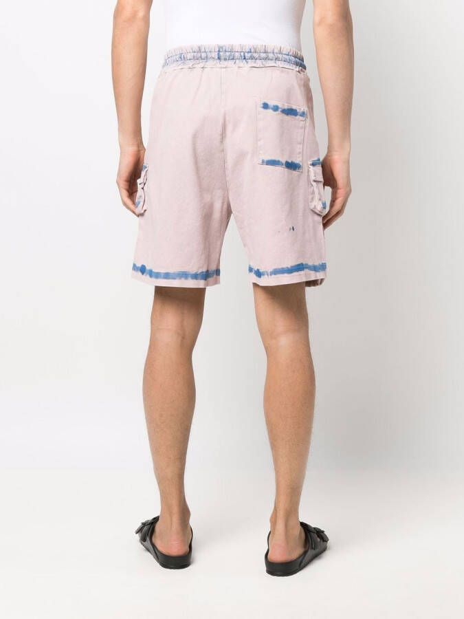 Mauna Kea Shorts met tie-dye print Roze