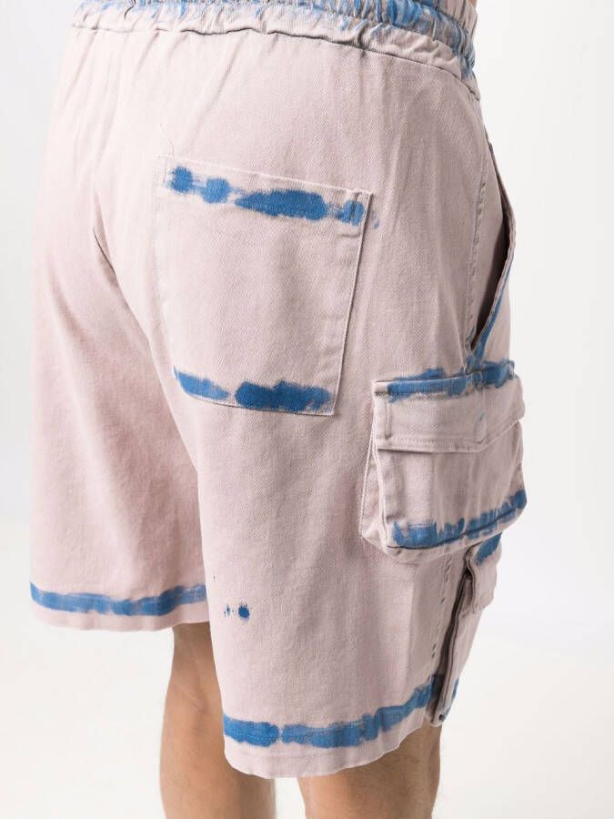 Mauna Kea Shorts met tie-dye print Roze