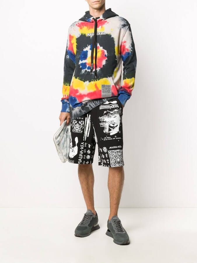 Mauna Kea Sweater met tie-dye print Zwart