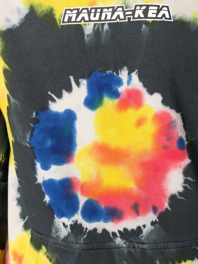 Mauna Kea Sweater met tie-dye print Zwart