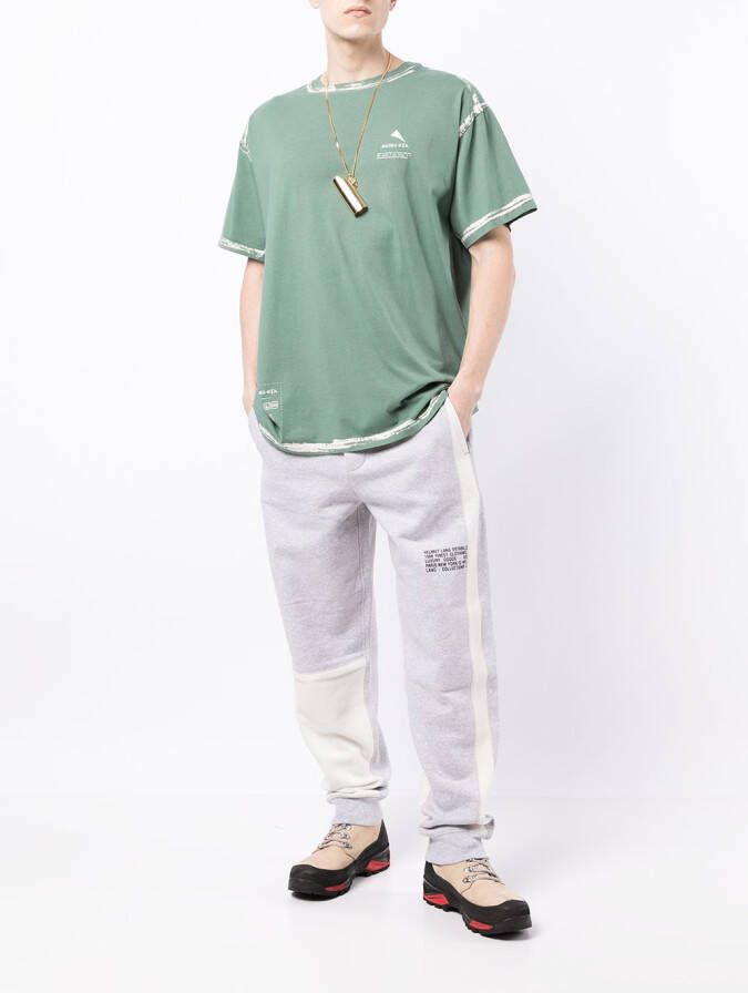 Mauna Kea T-shirt met geverfde afwerking Groen