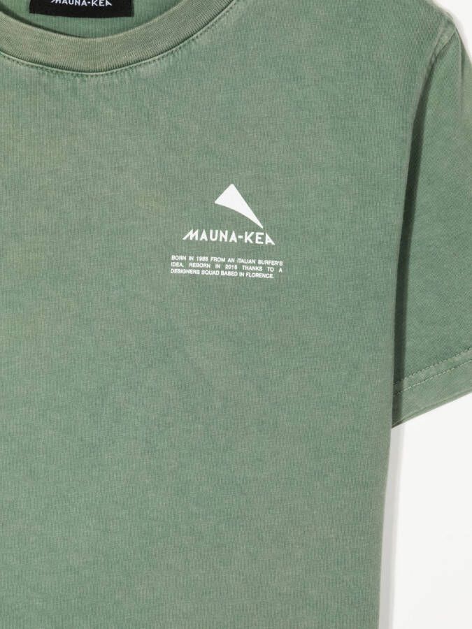 Mauna Kea T-shirt met logoprint Groen