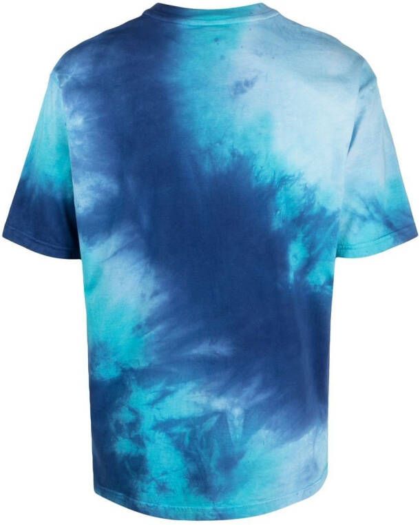 Mauna Kea T-shirt met tie-dye print Blauw