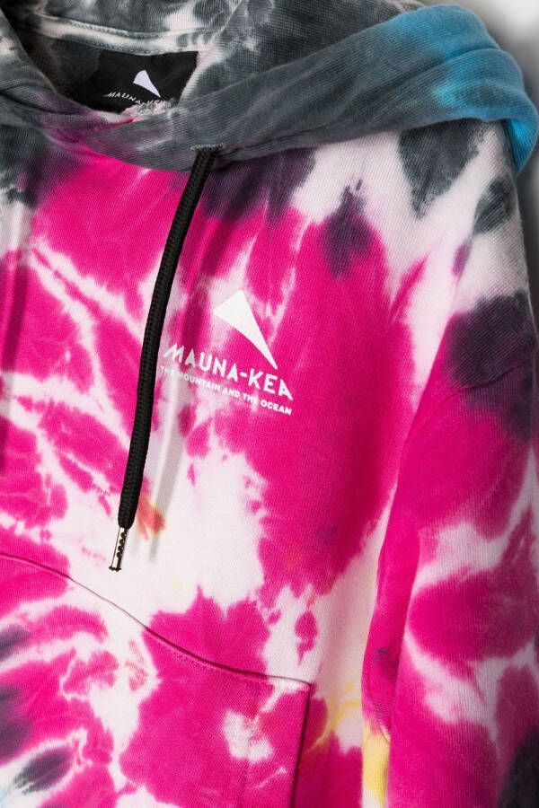 Mauna Kea Hoodie met tie-dye print Roze
