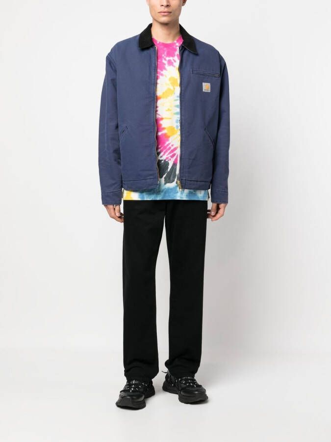 Mauna Kea T-shirt met tie-dye print Wit