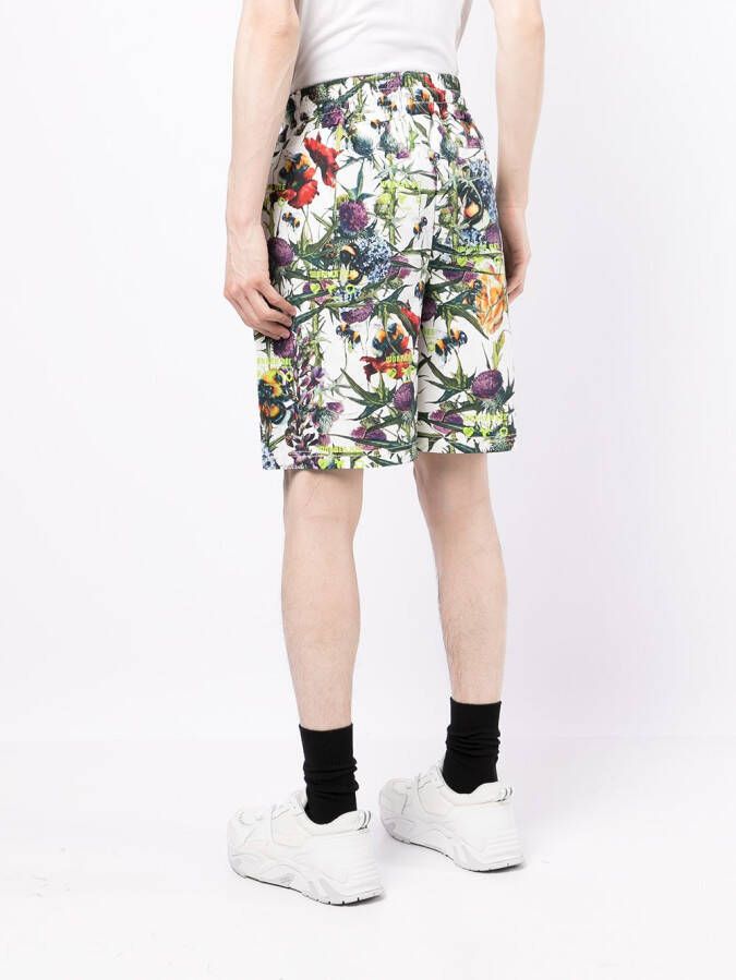 Mauna Kea Trainingsshorts met bloemenprint Wit