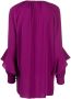 Max Mara Blouse met ruches Roze - Thumbnail 2