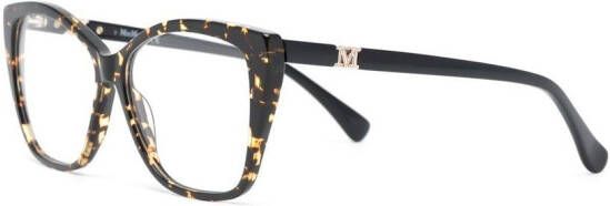 Max Mara Eyewear Bril met vierkant montuur Bruin