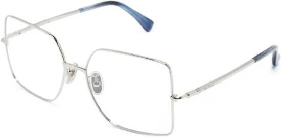 Max Mara Eyewear Bril met vierkant montuur Zilver