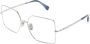 Max Mara Eyewear Bril met vierkant montuur Zilver - Thumbnail 2