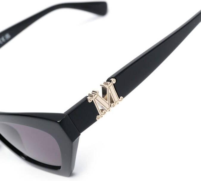 Max Mara Eyewear Zonnebril met cat-eye montuur Zwart