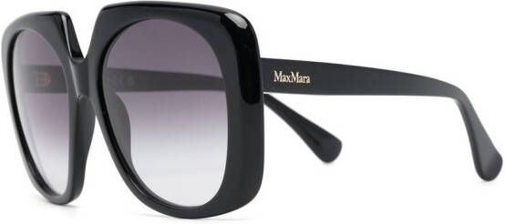 Max Mara Eyewear Zonnebril met logoprint Zwart