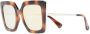 Max Mara Eyewear Zonnebril met oversized montuur Bruin - Thumbnail 2