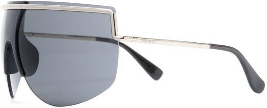 Max Mara Eyewear Zonnebril met oversized montuur Zwart