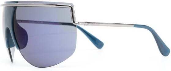 Max Mara Eyewear Zonnebril met piloten montuur Blauw