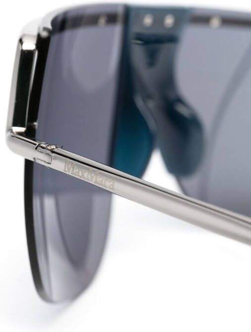 Max Mara Eyewear Zonnebril met piloten montuur Blauw