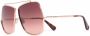 Max Mara Eyewear Zonnebril met piloten montuur Goud - Thumbnail 2
