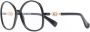 Max Mara Eyewear Zonnebril met rond montuur Zwart - Thumbnail 2